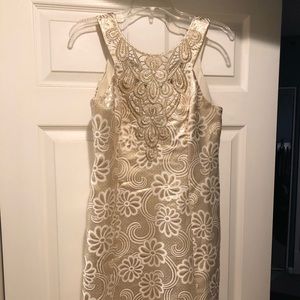 New!Lilly Pulitzer Gold Dress